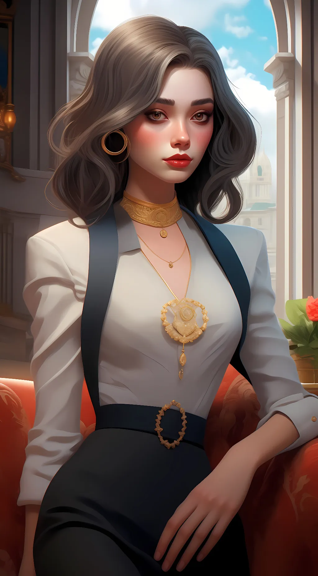 ai character: sophie background