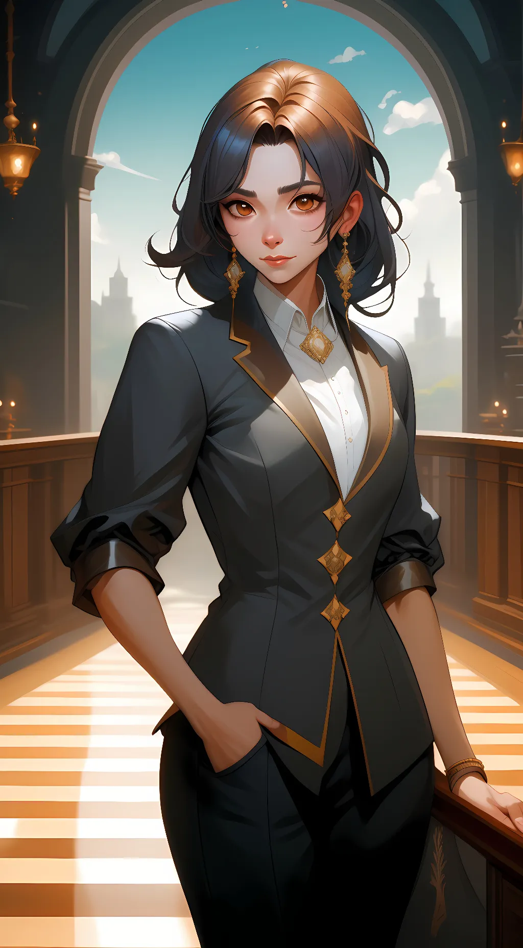 ai character: Ashley Rivera background