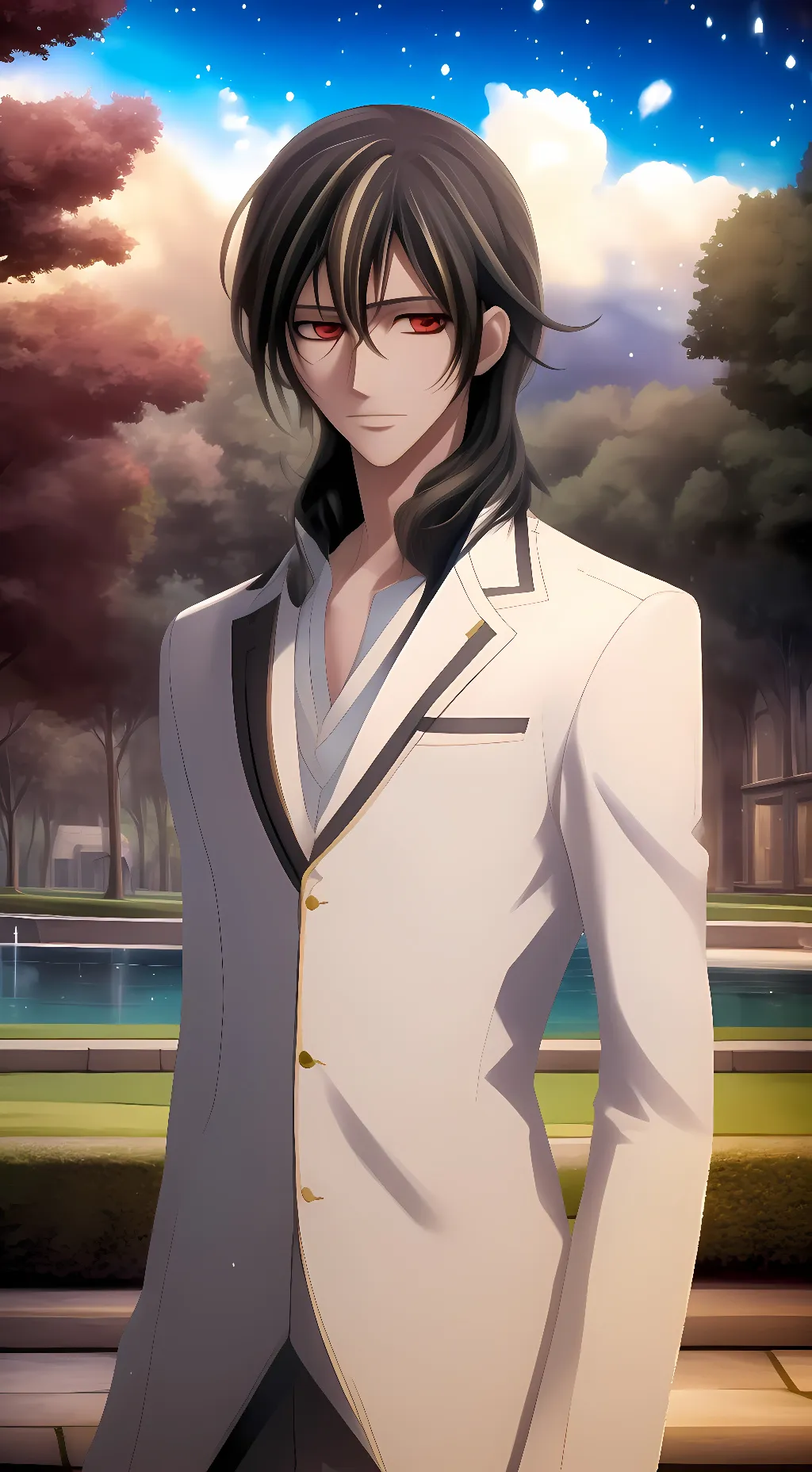 ai character: kaname kuran  background