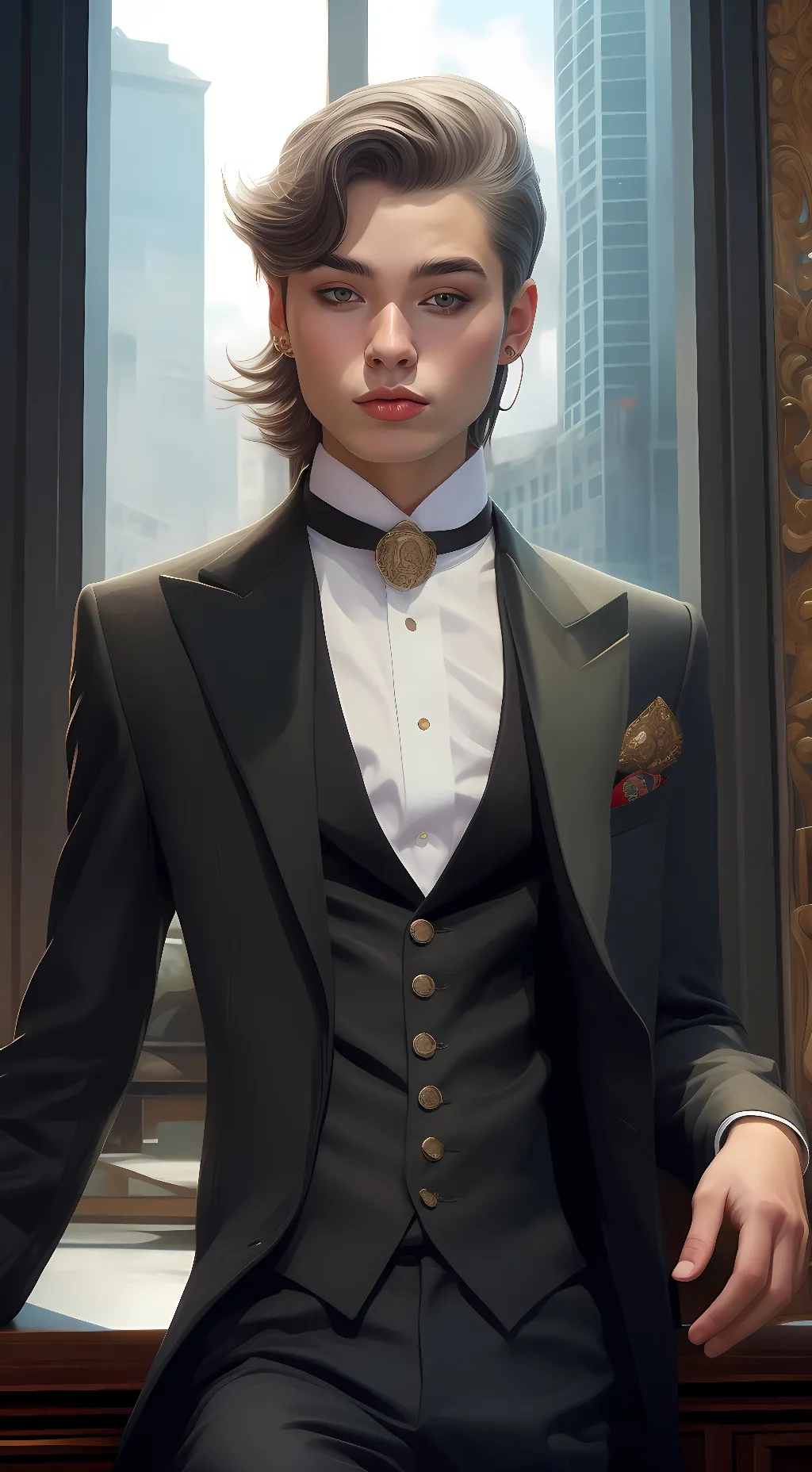 ai character: Raven  background