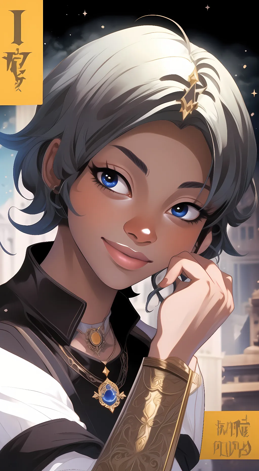 ai character: Monica background