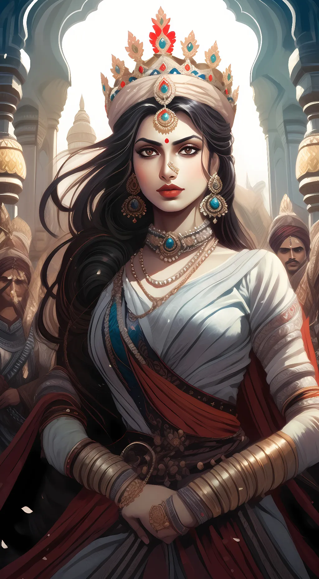 ai character: Lakshmibai background