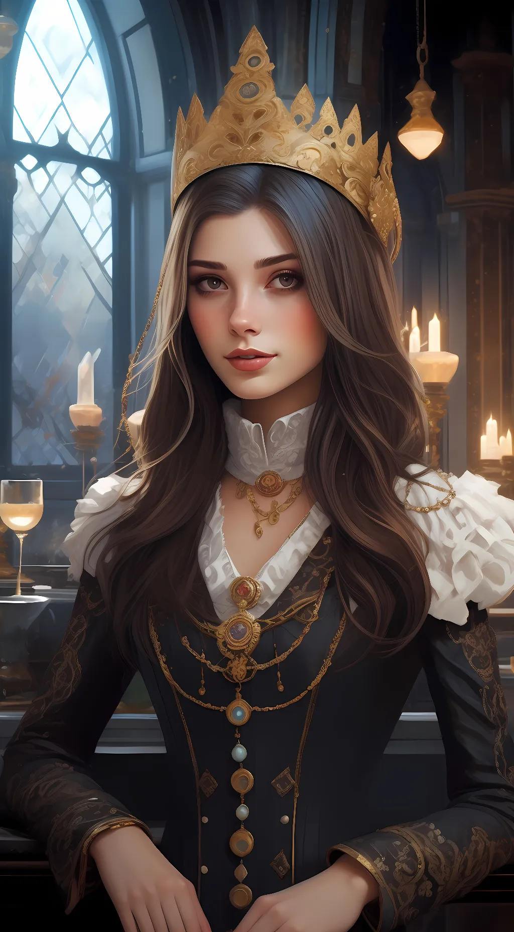 ai character: Flora background