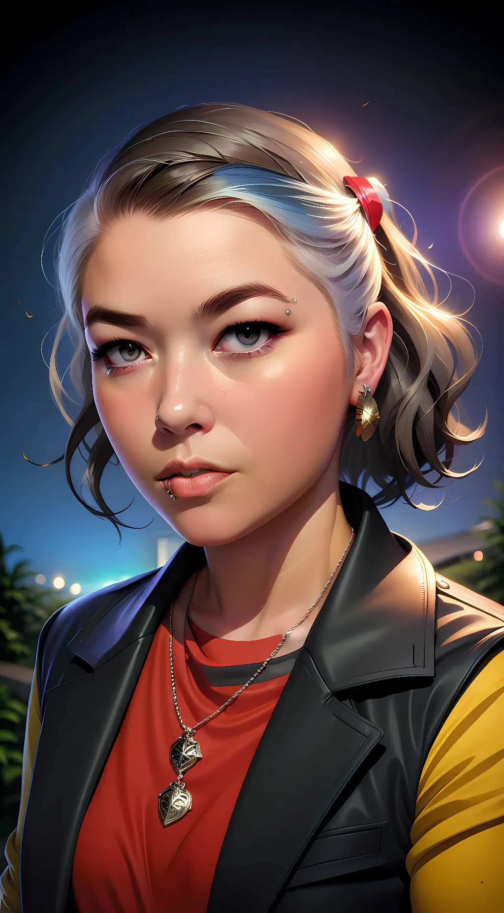 ai character: Aria Moretti background