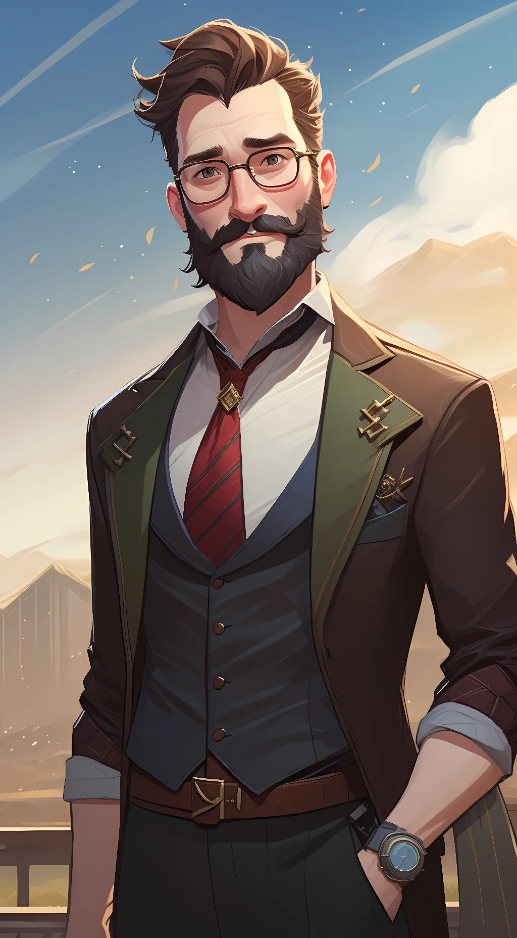 ai character: Zhatic background