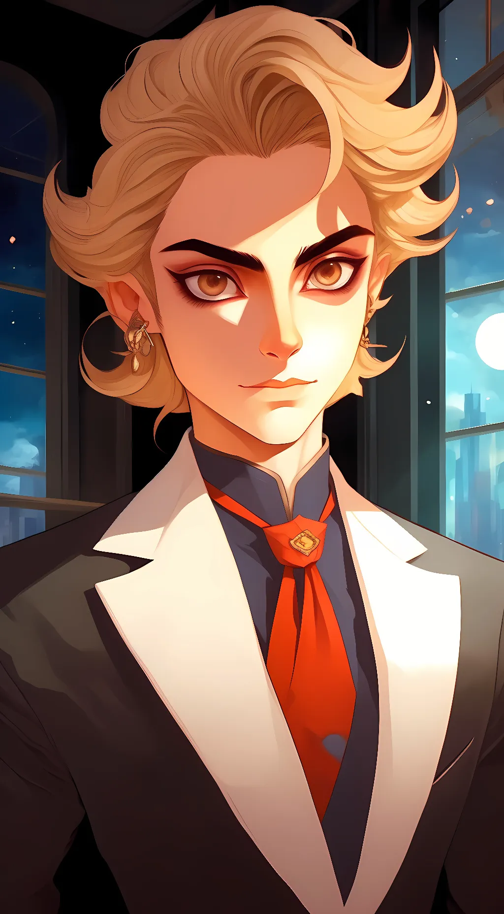 ai character: rengoku background