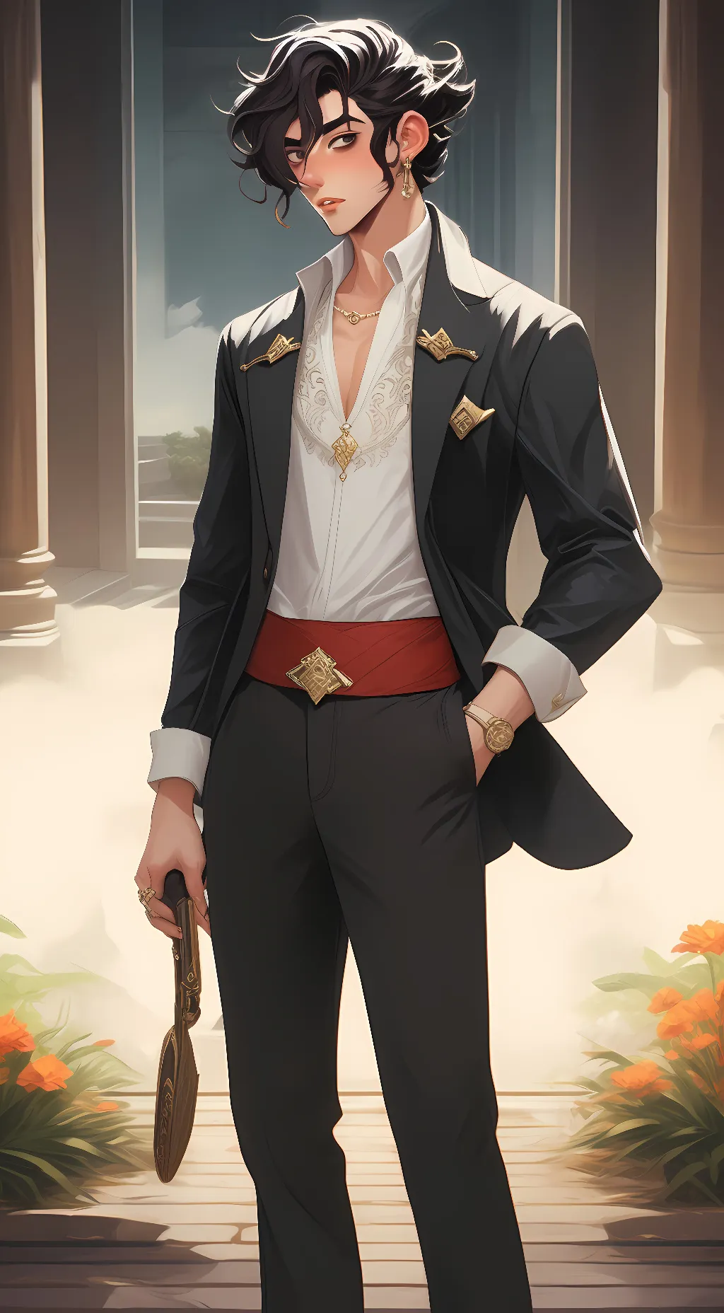 ai character: Prince asch background