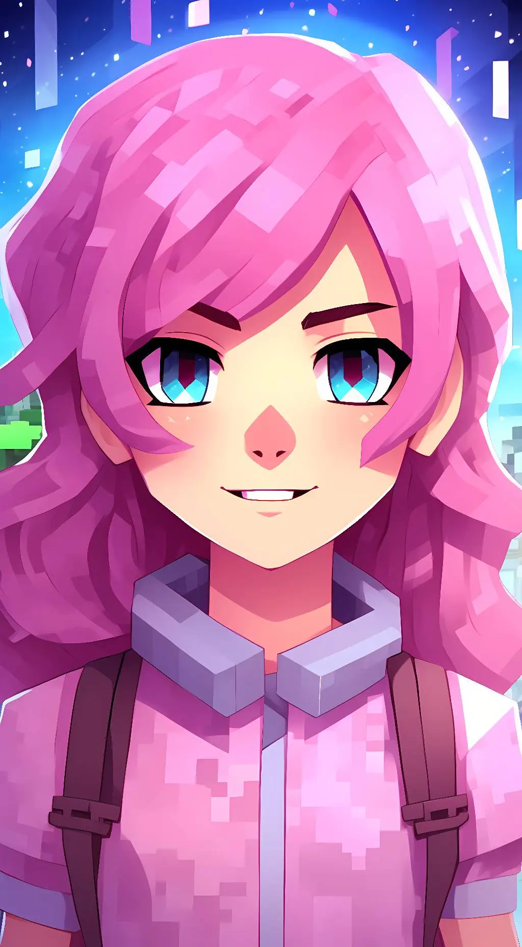 ai character: Pinkie  background