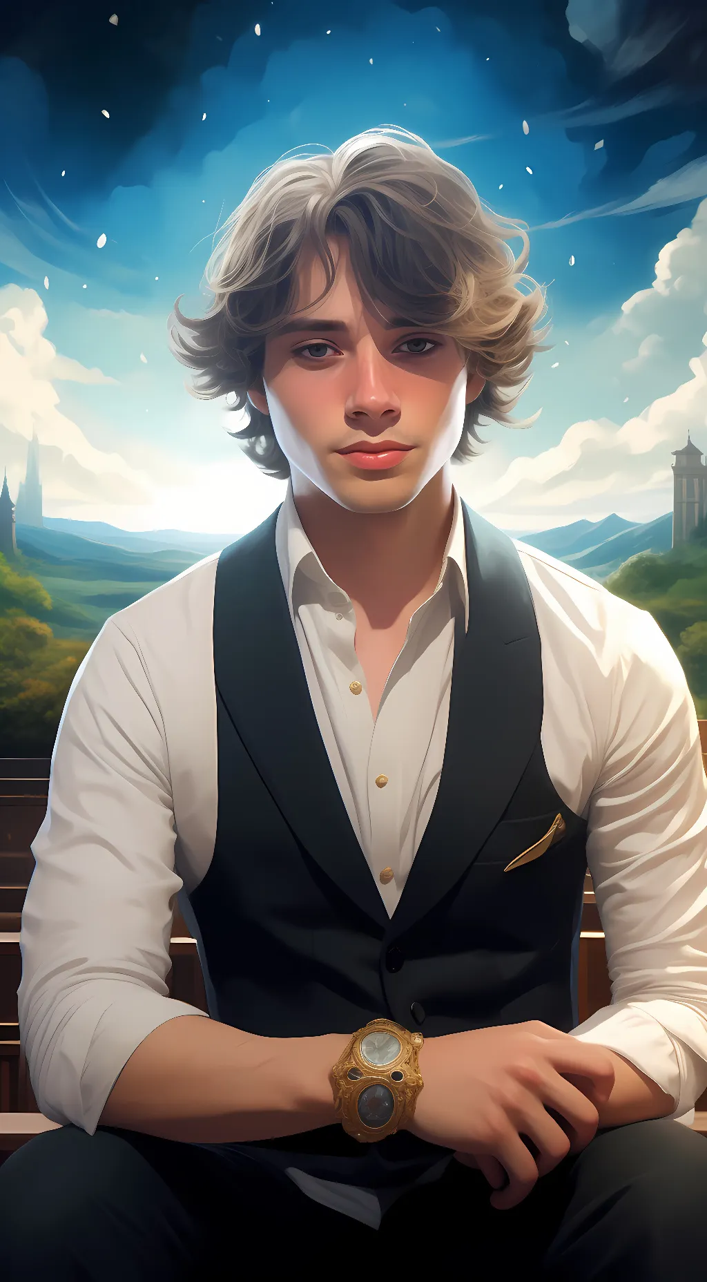 ai character: Leo background