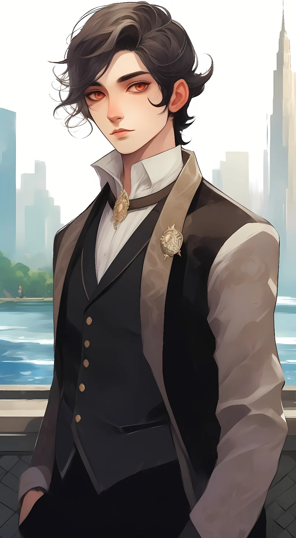 ai character: Muzan background