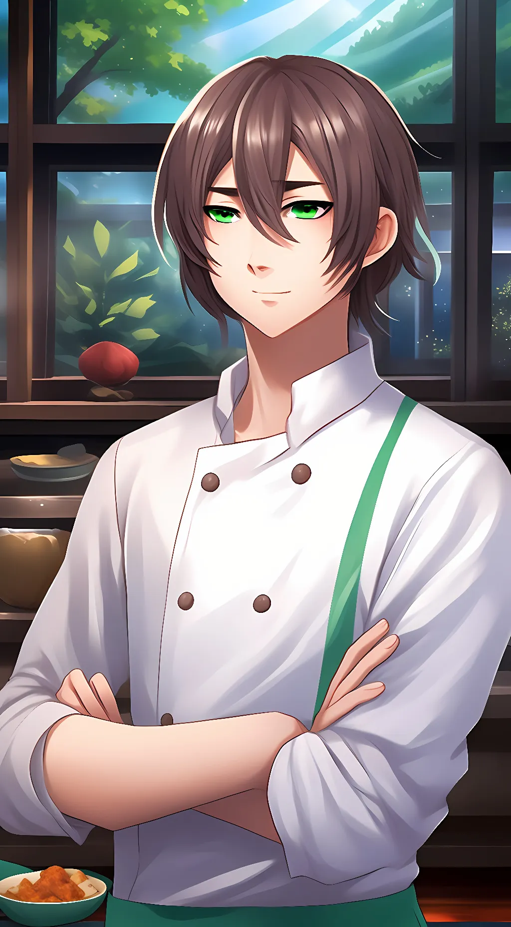 ai character: Amao Odayaka background