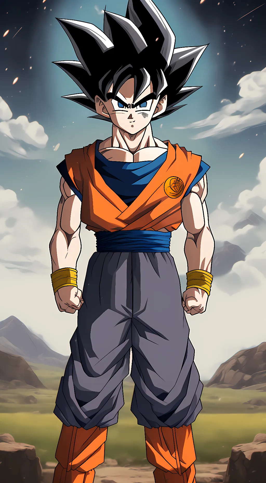 ai character: Son Gokū background