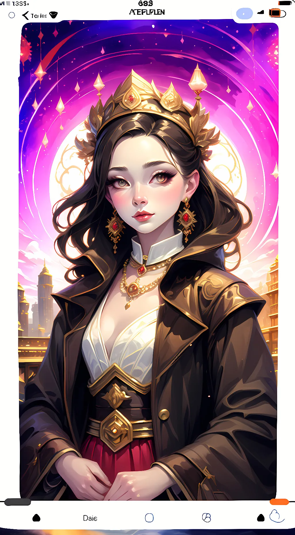 ai character: Princess Elizabeth background