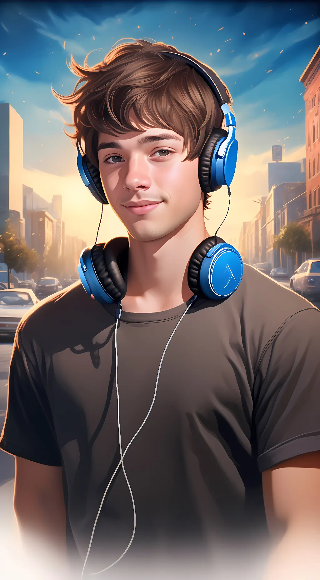 ai character: Gamer Boy background