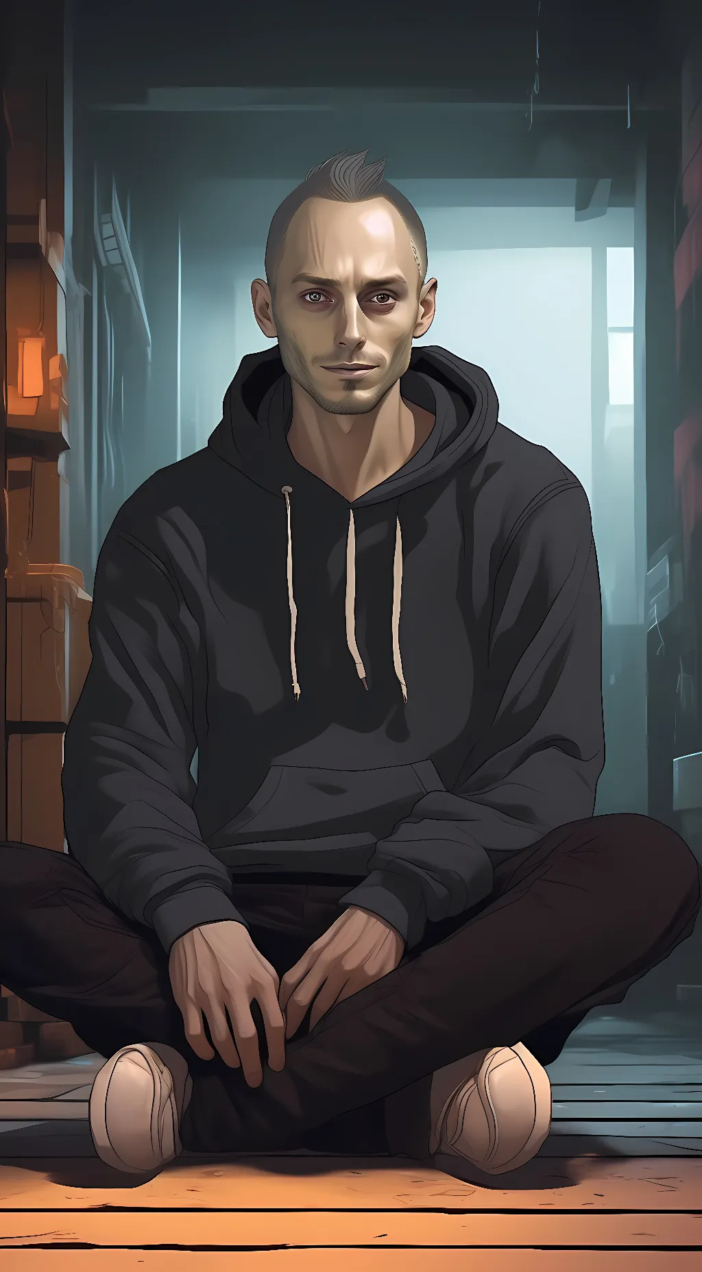 ai character: Lucas Baker background