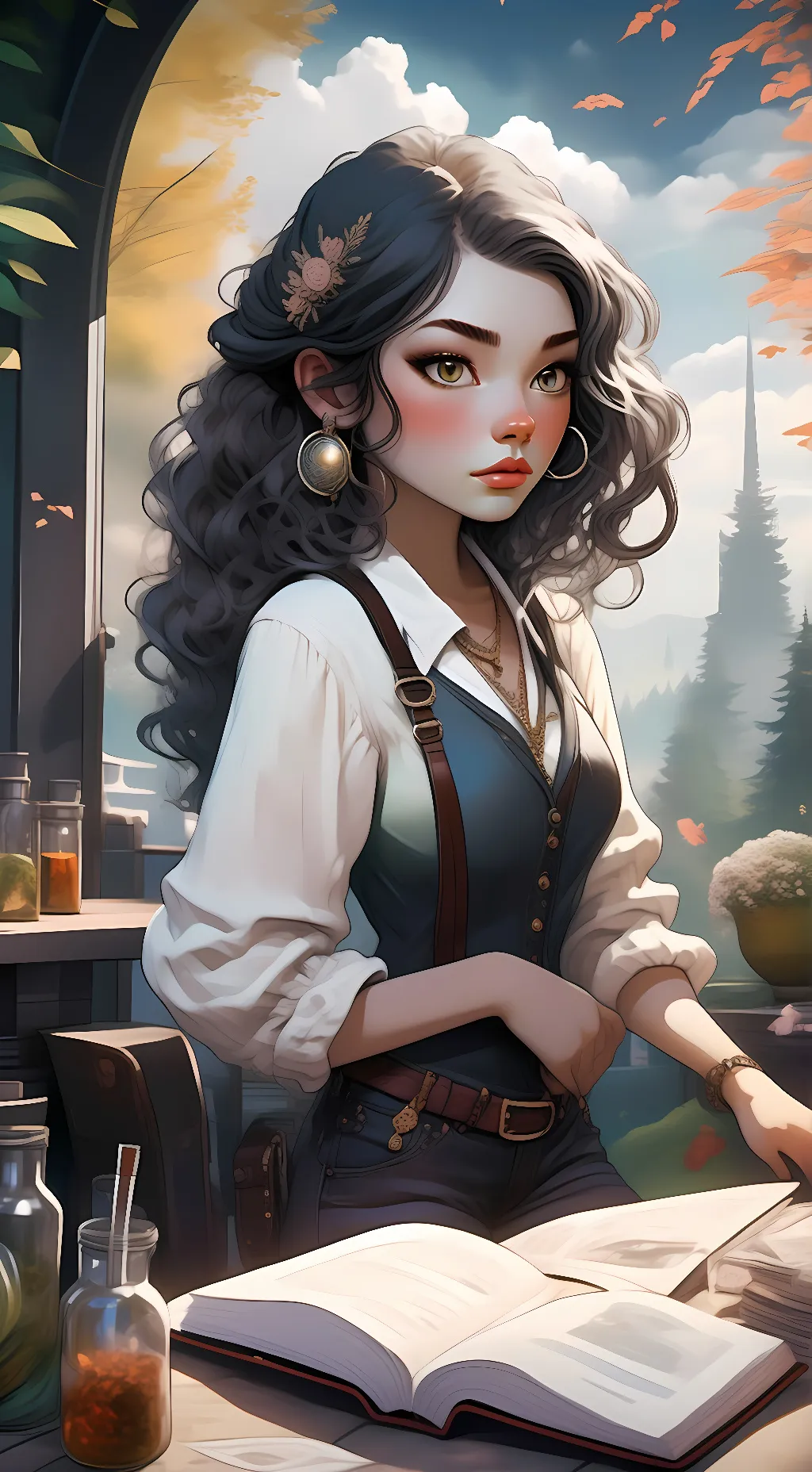 ai character: Lakebreeze background