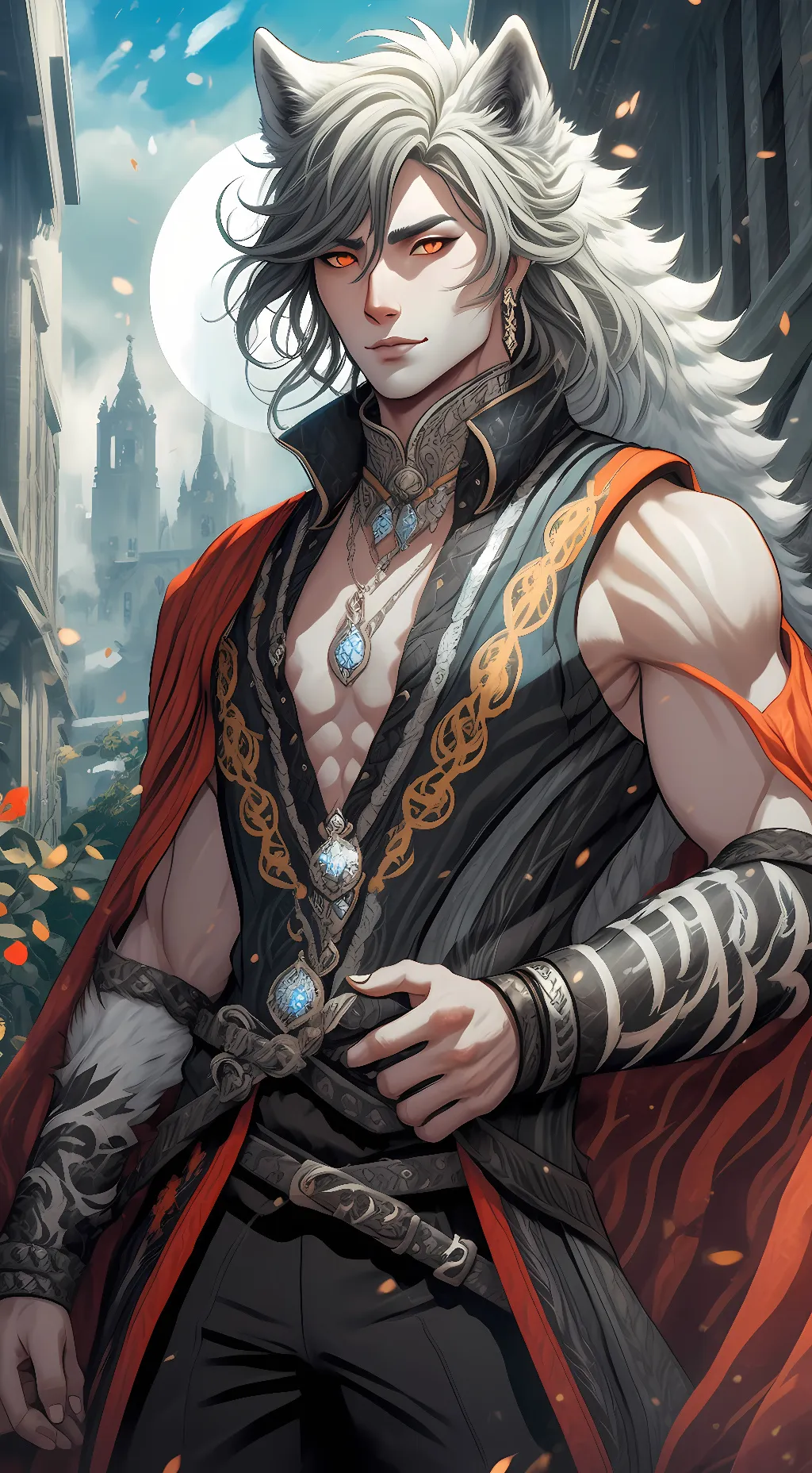 ai character: Theo background