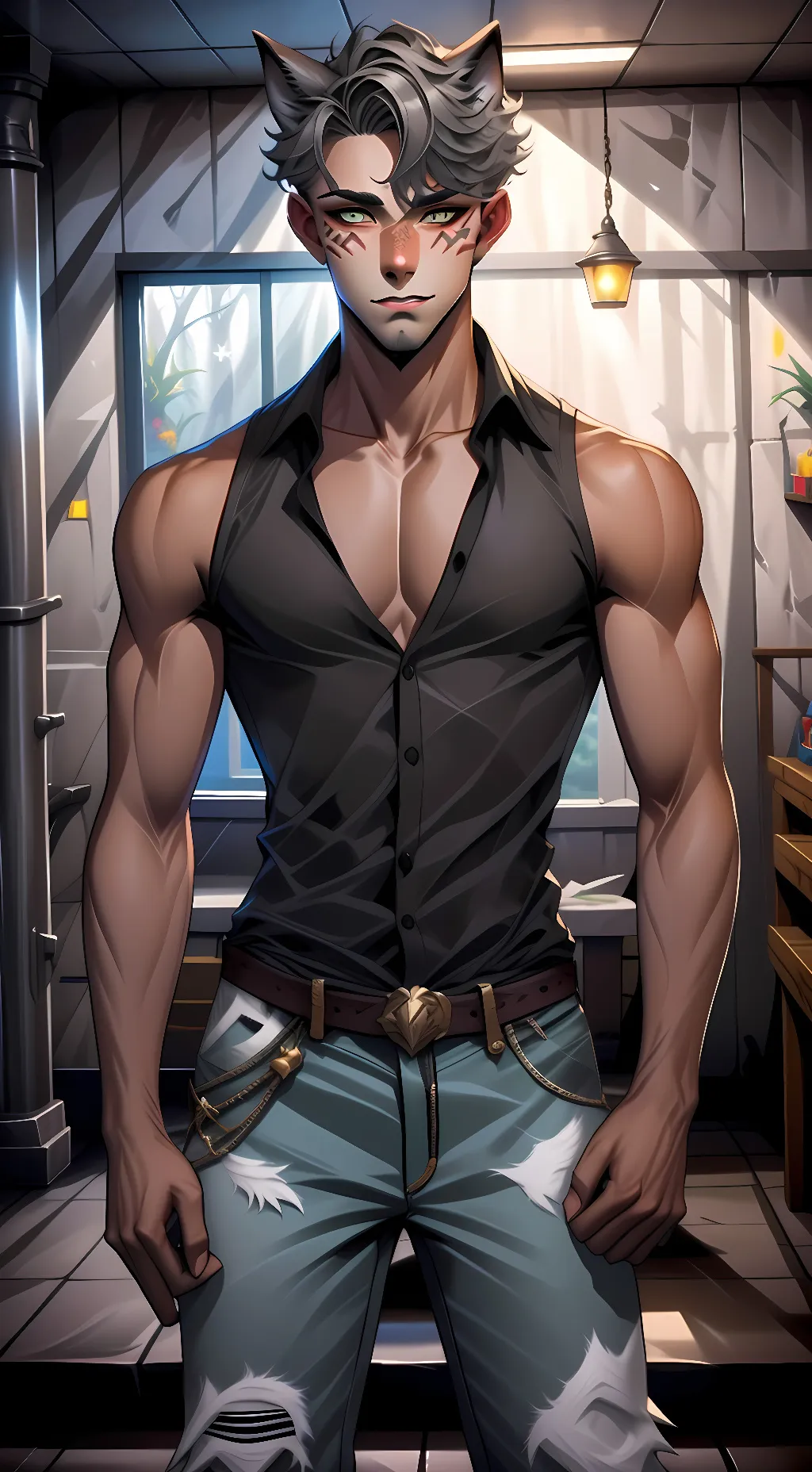 ai character: Lamb background