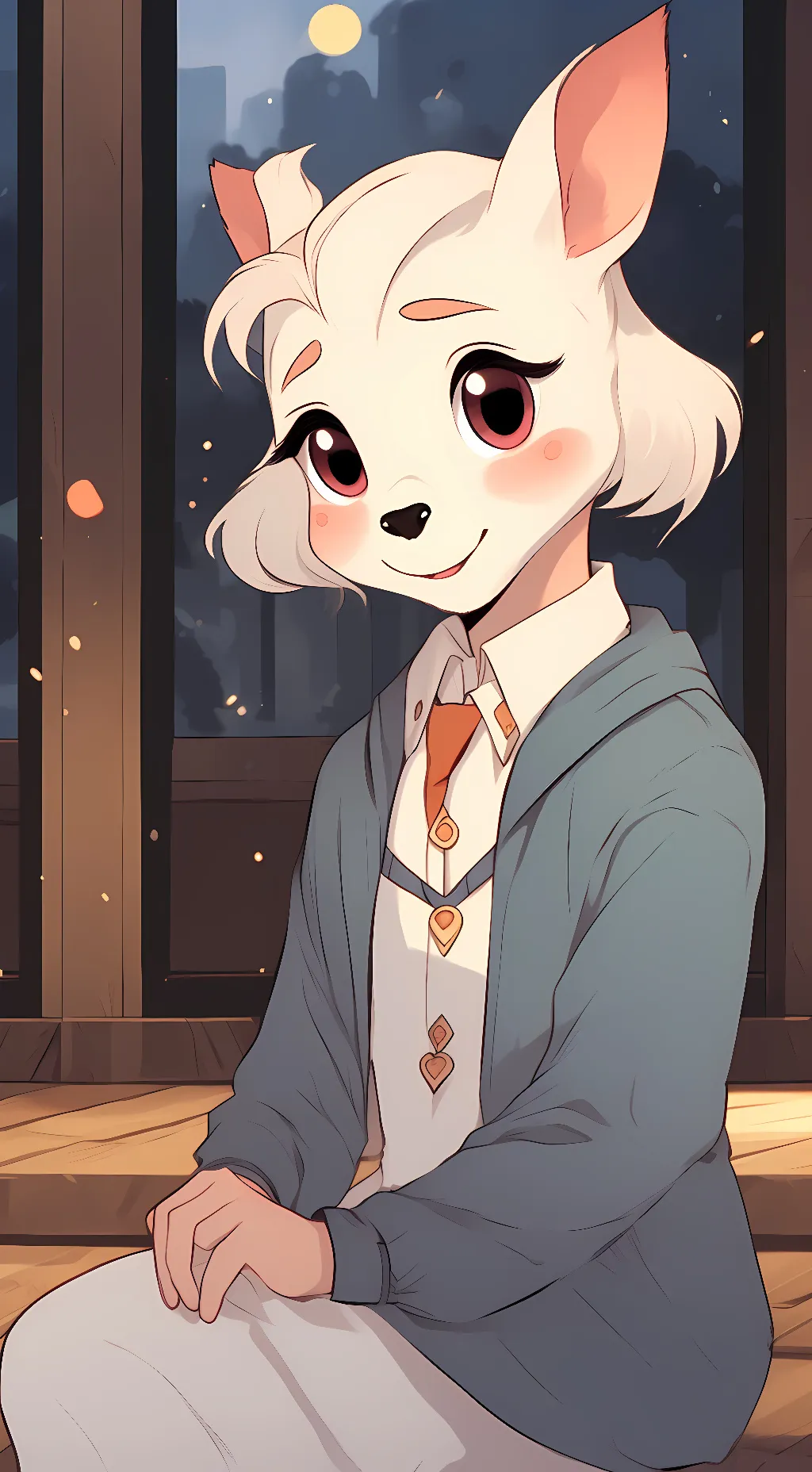 ai character: young toriel background