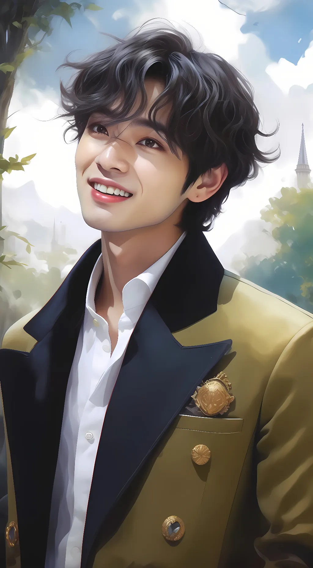 ai character: Taehyung background