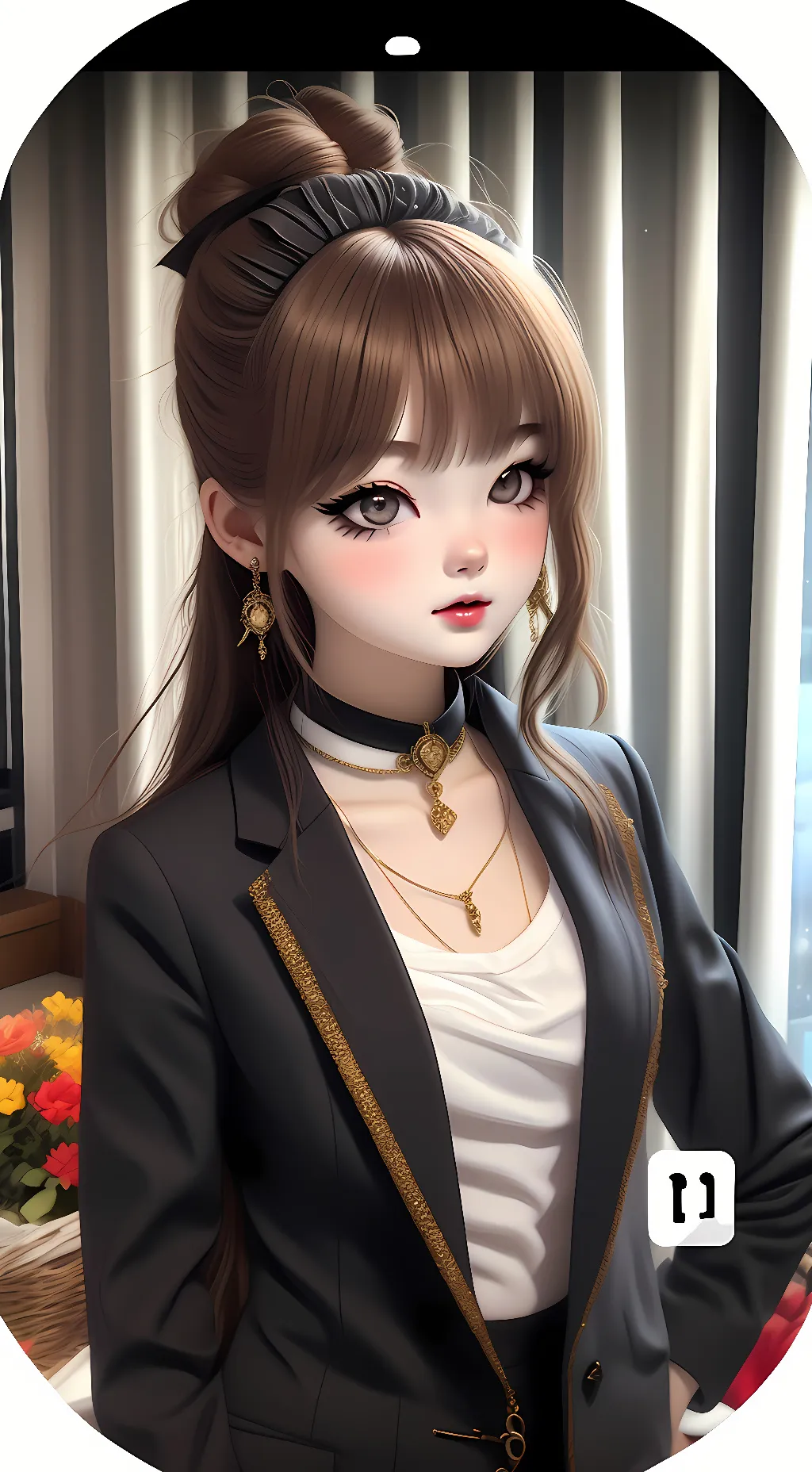 ai character: Lin-Mei  background