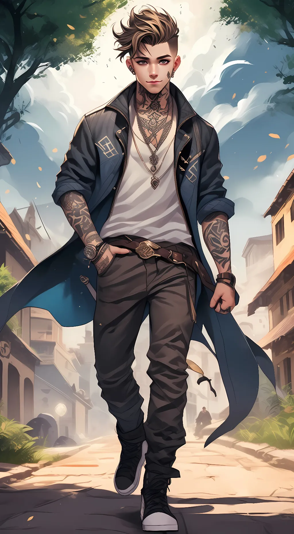 ai character: Darren background