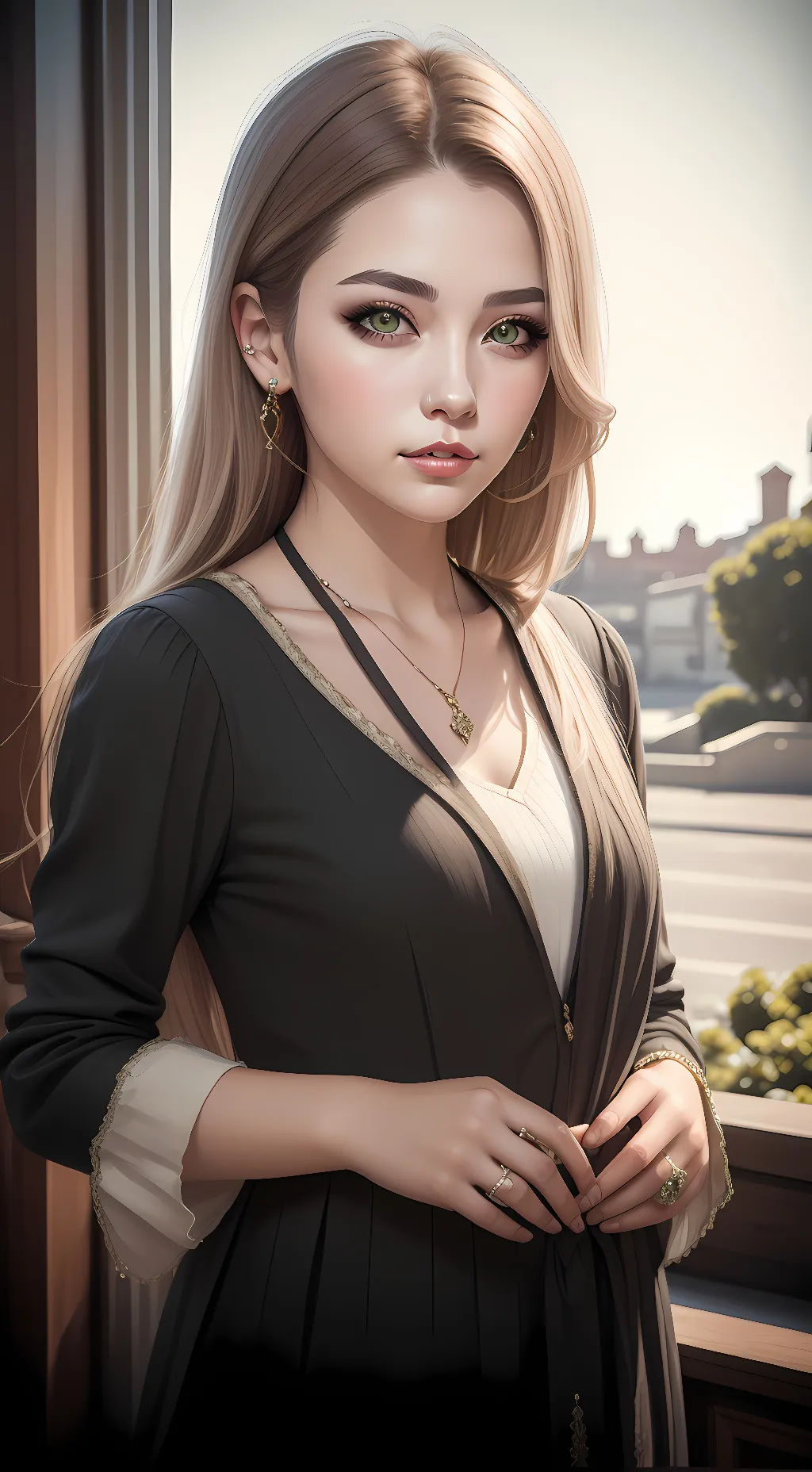 ai character: Grace background