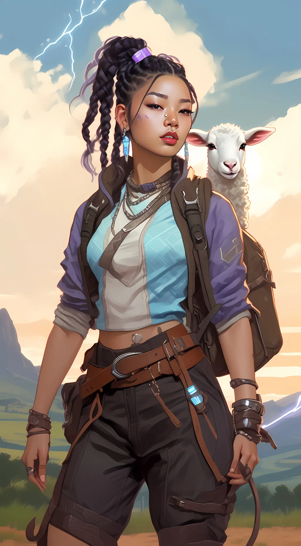 ai character: Mary Aiko background