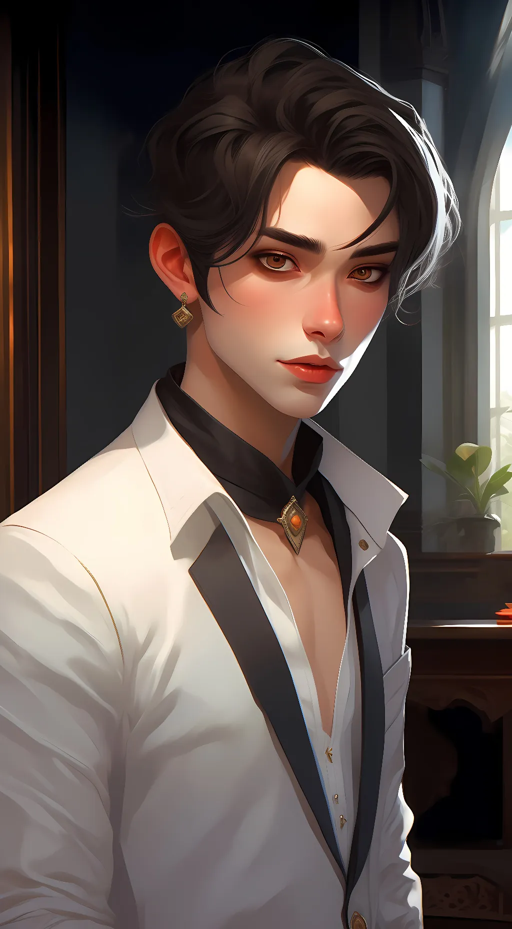 ai character: Zack  background