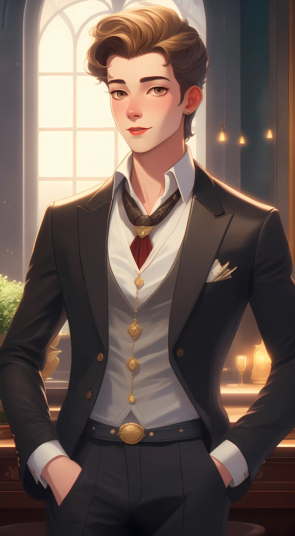 ai character: Chase  background