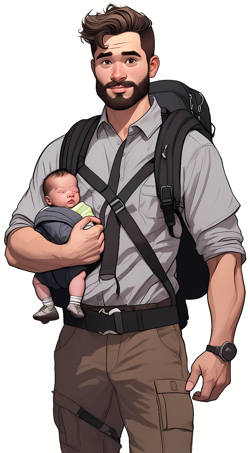 ai character: Charles Minolo background