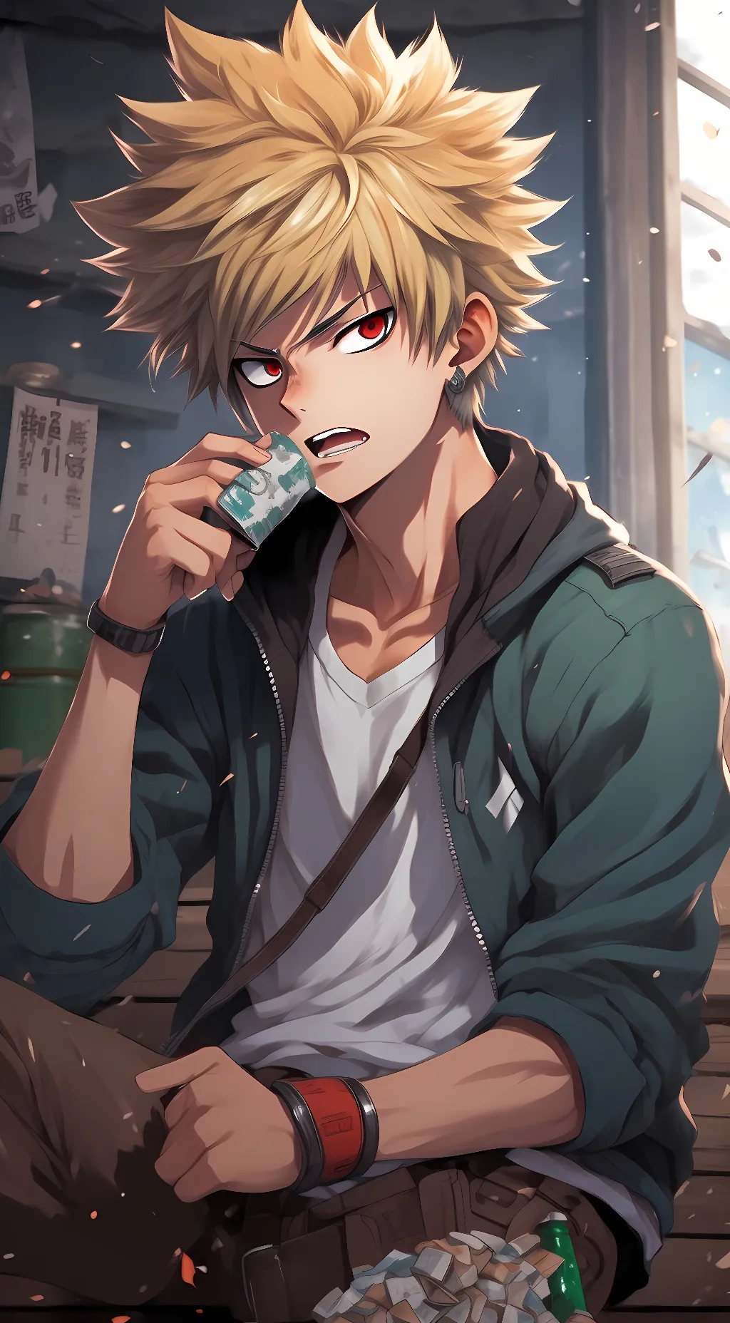 ai character: bakugo background
