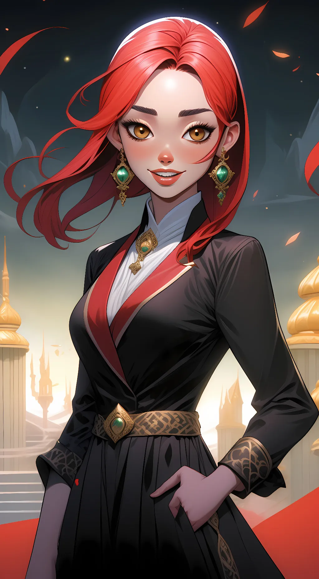 ai character: Hi background