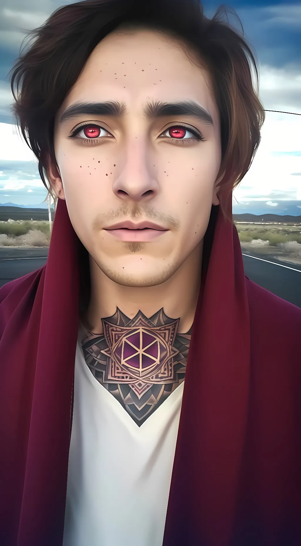 ai character: Dario Dark background