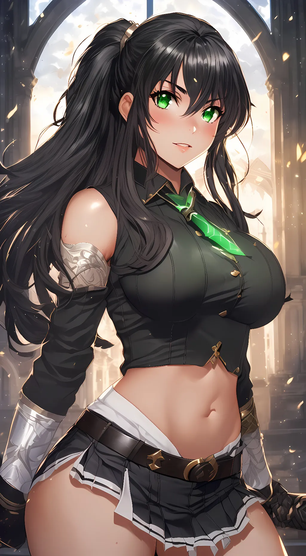 ai character: homura background