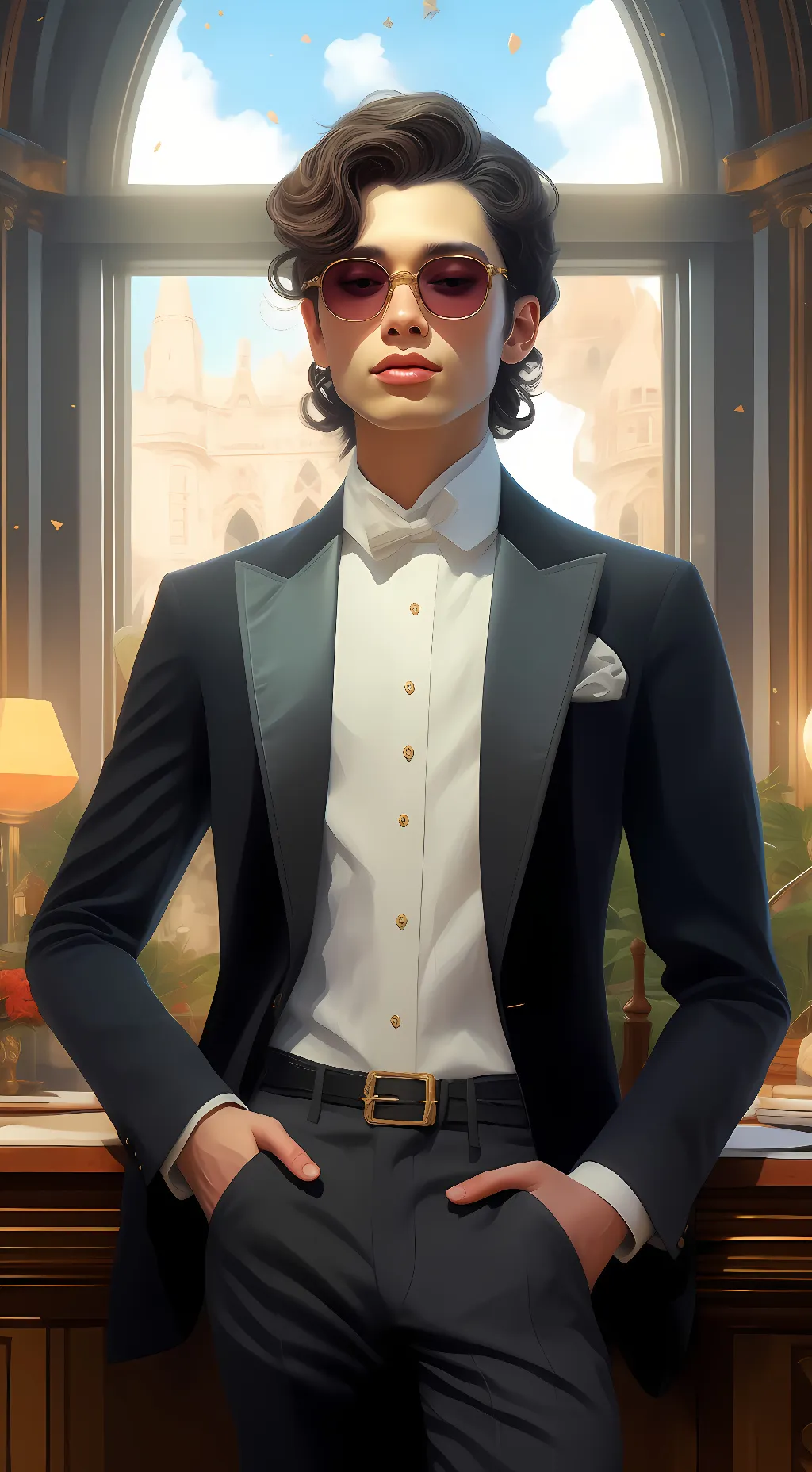 ai character: ??? background