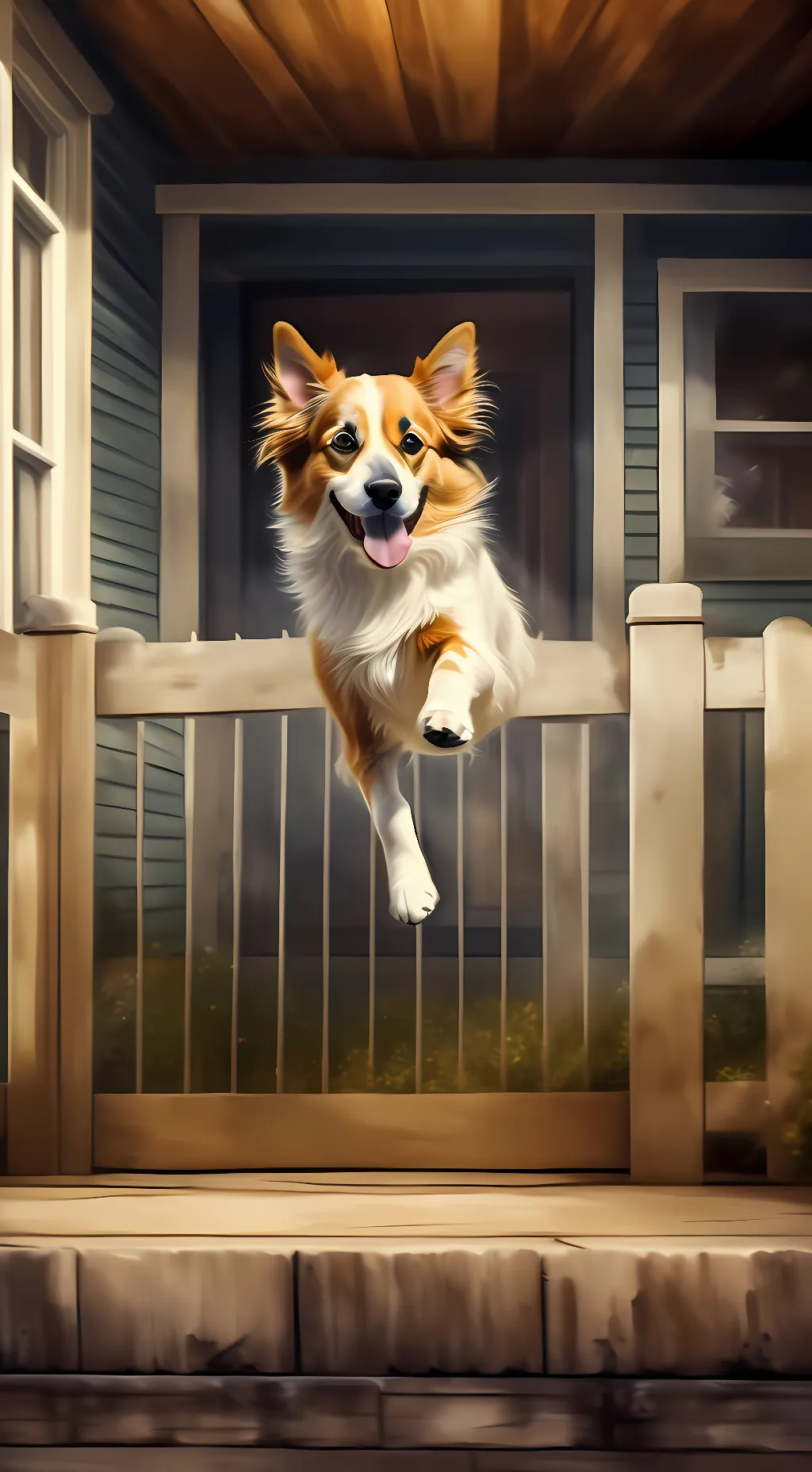 ai character: Pumpkin background