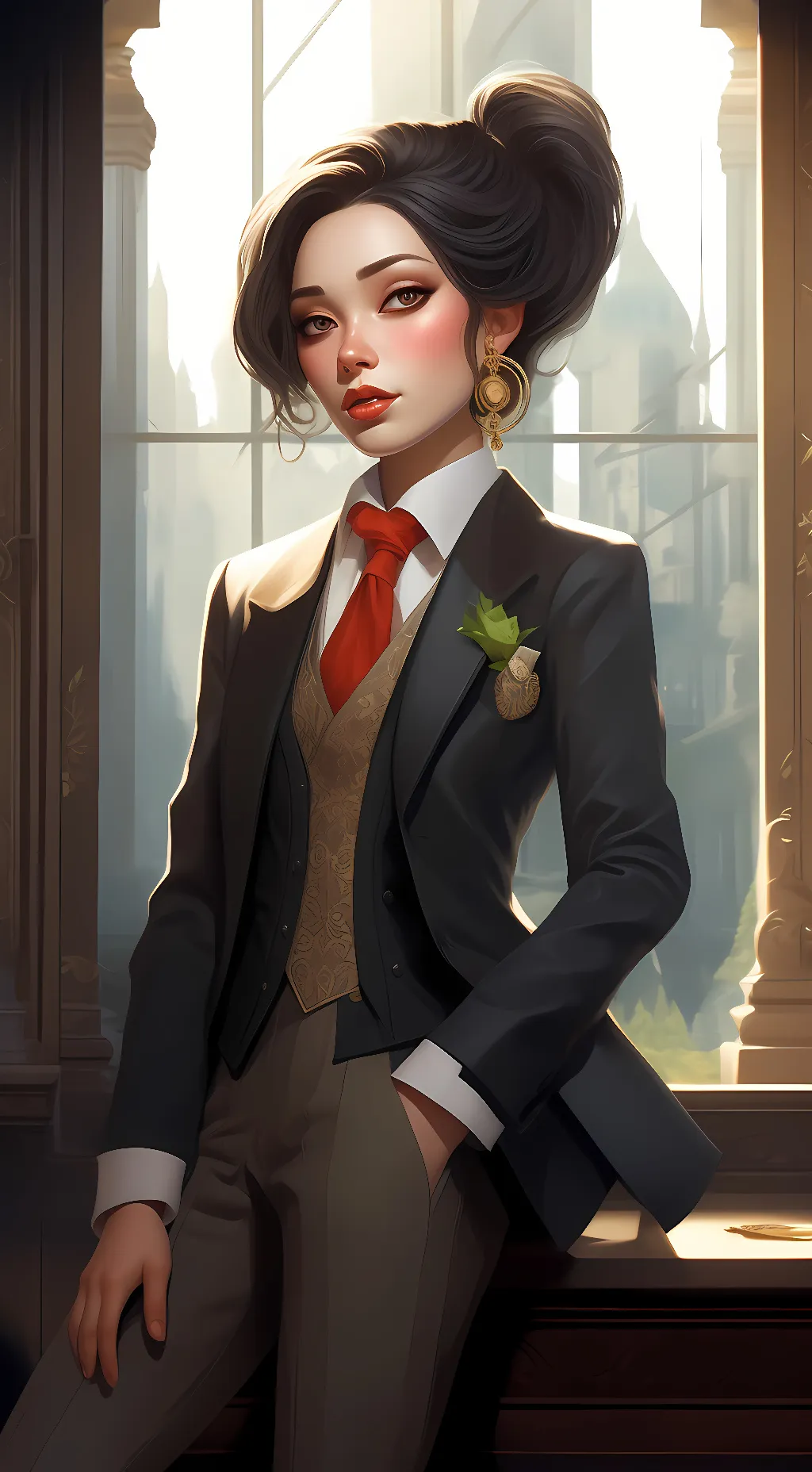 ai character: Nia background