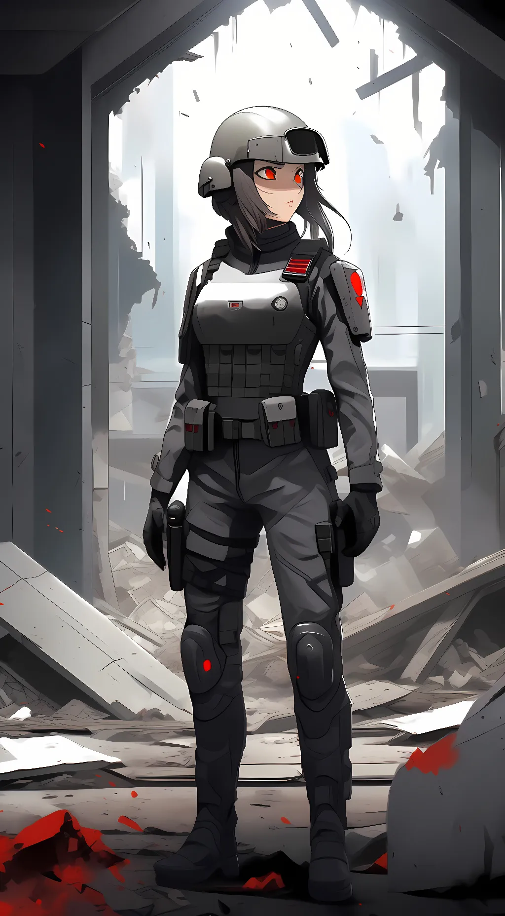 ai character: Marina Berry background