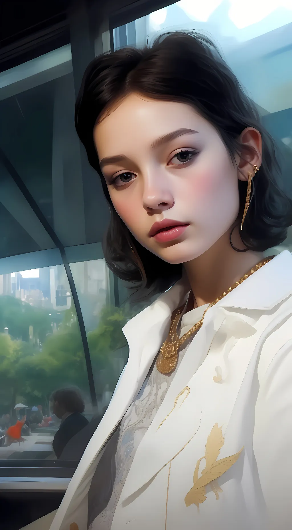 ai character: sophia background