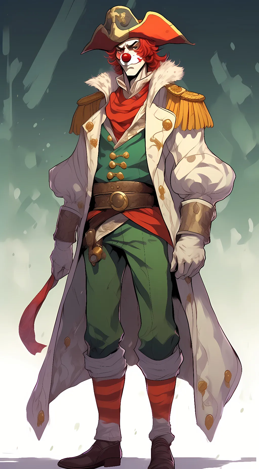 ai character: Buggy. background