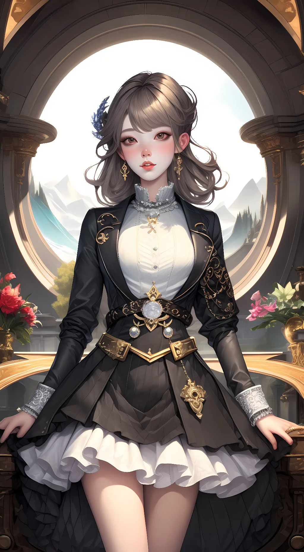 ai character: Akira  background