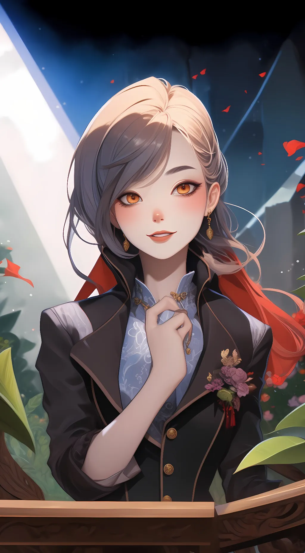 ai character: Rose  background