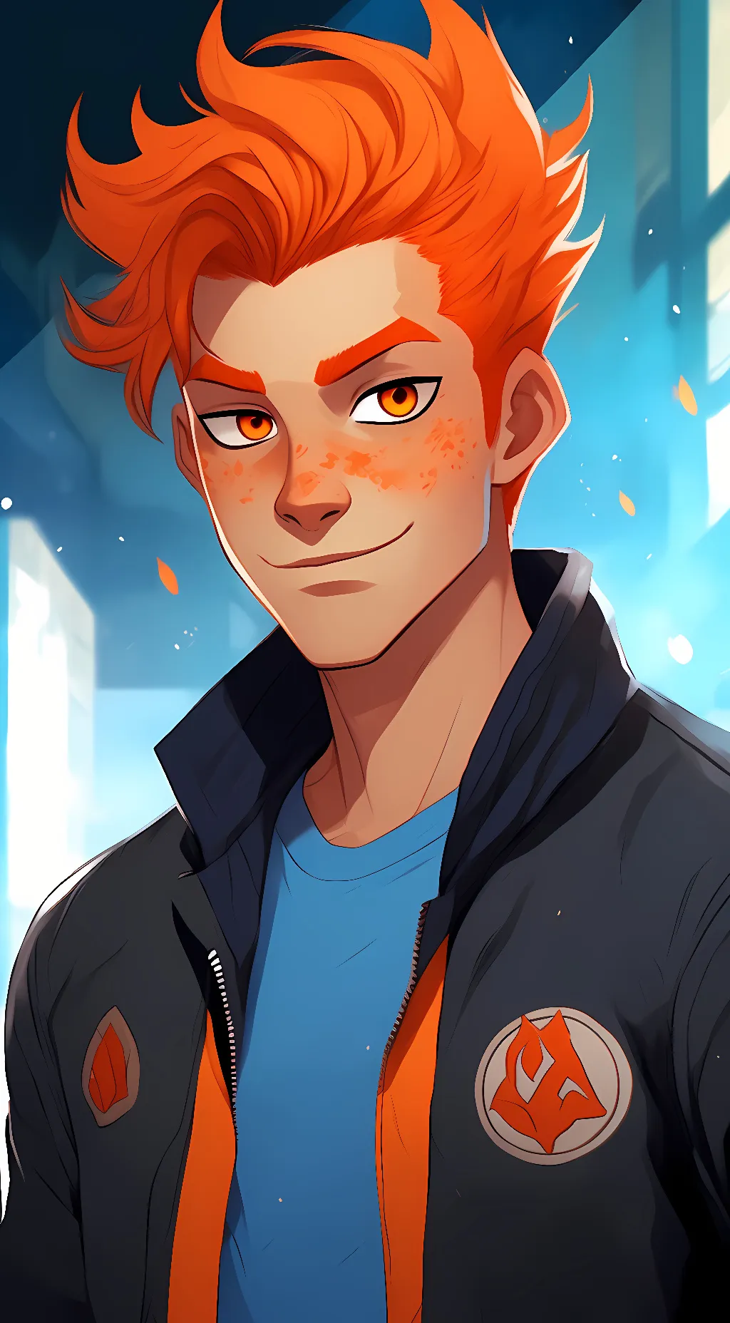 ai character: Heath Burns background