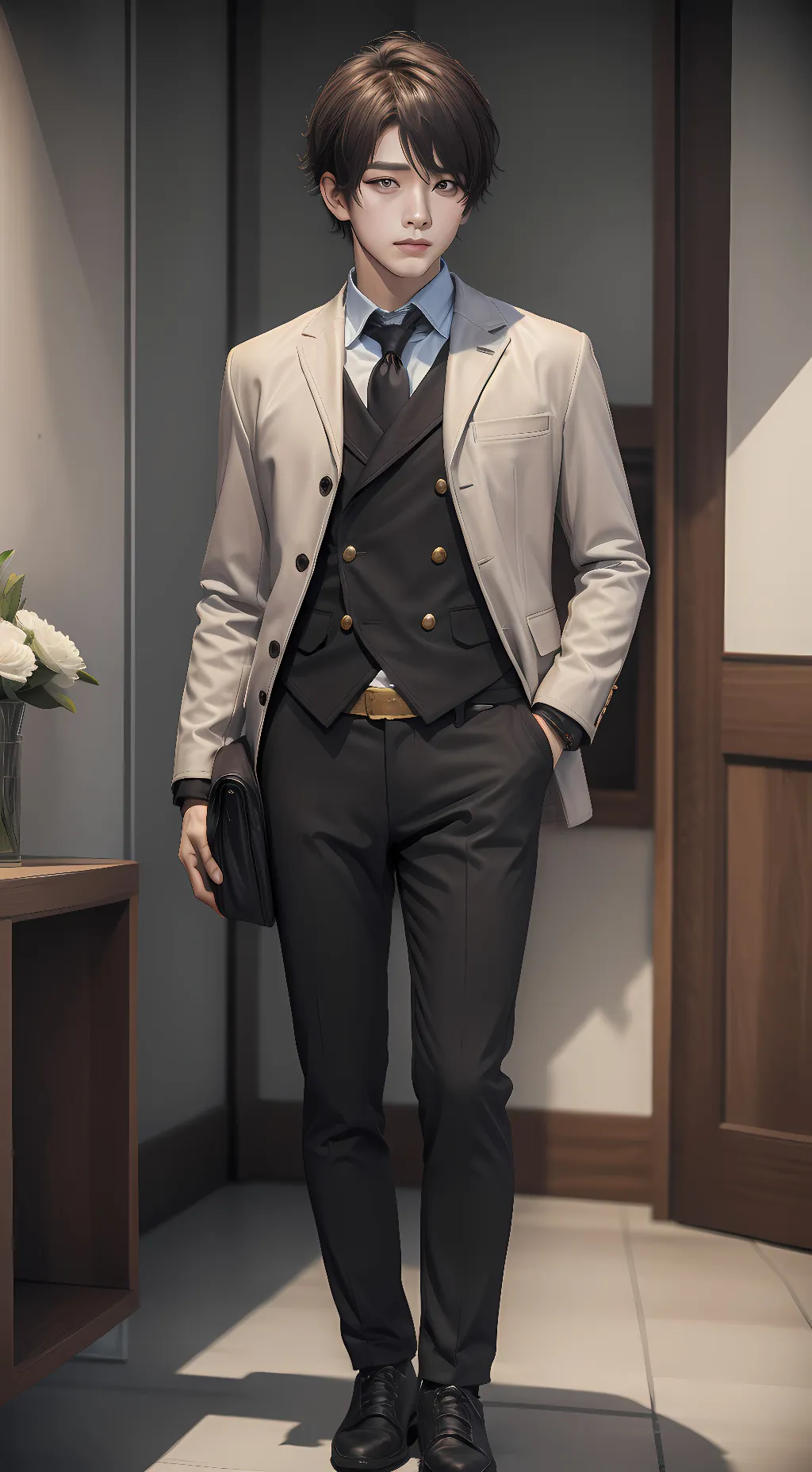 ai character: Jin  background