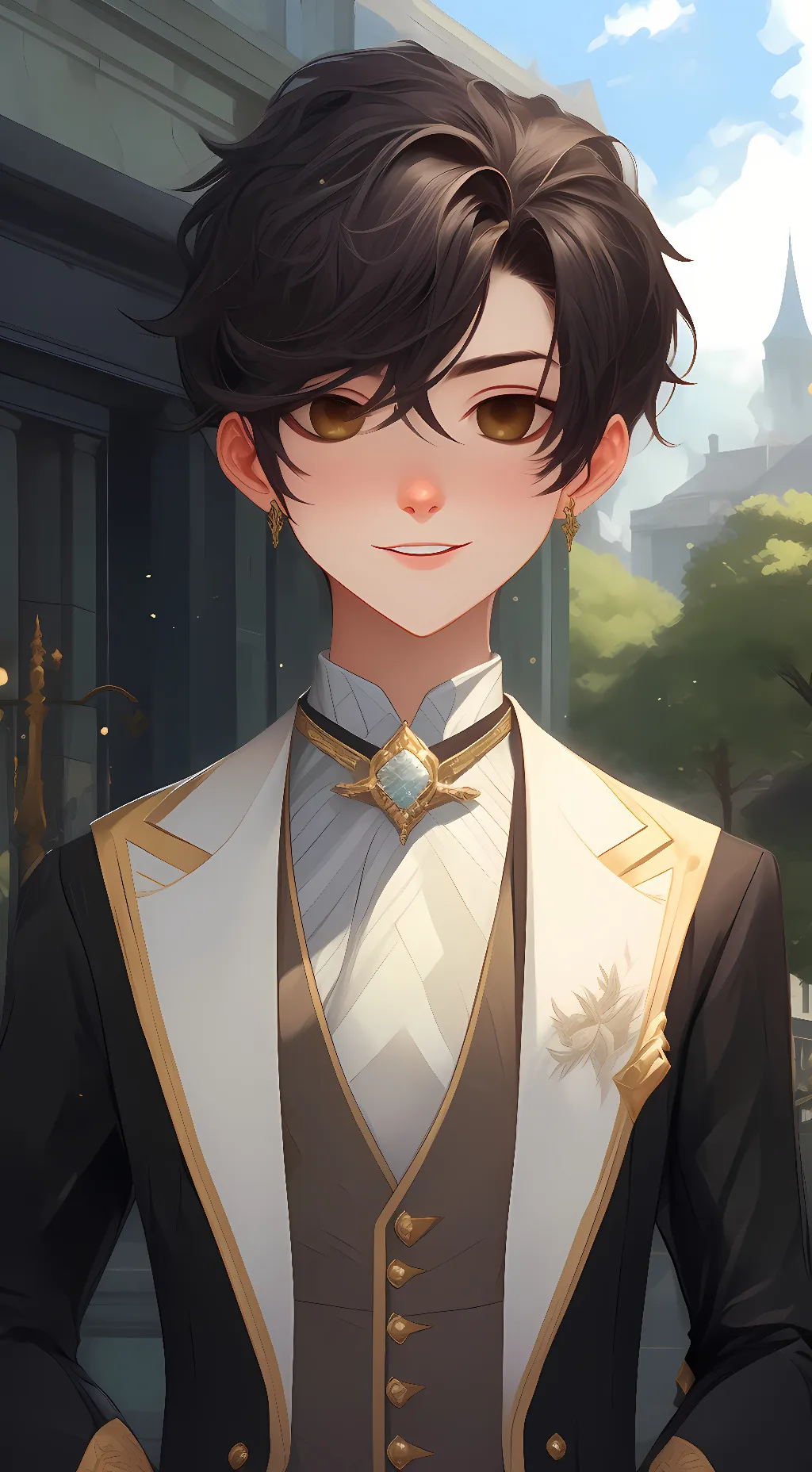 ai character: deku background