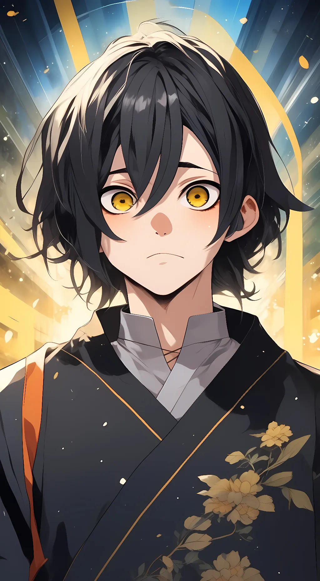 ai character: Obanai iguro background