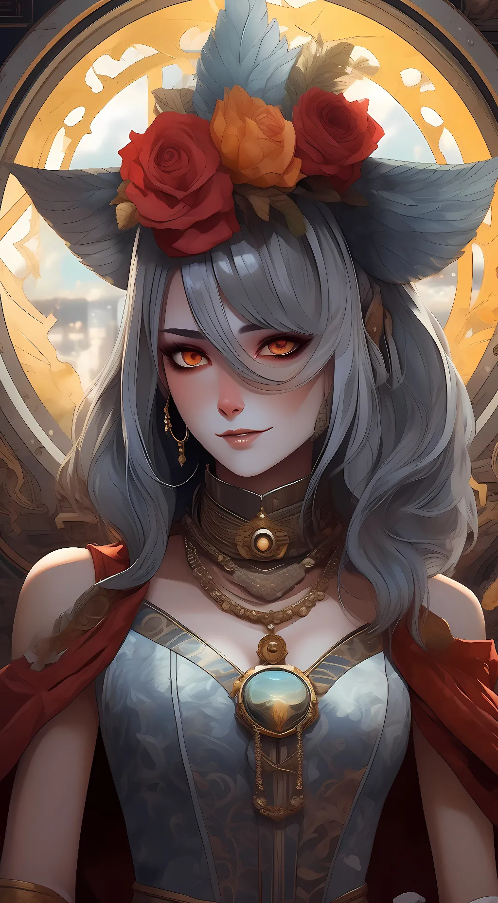 ai character: Queen of Demons background