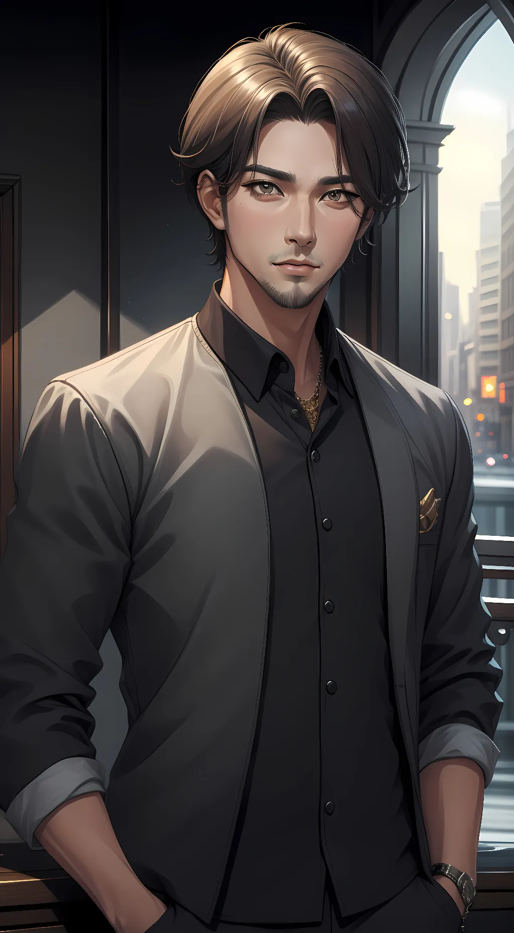 ai character: tim background