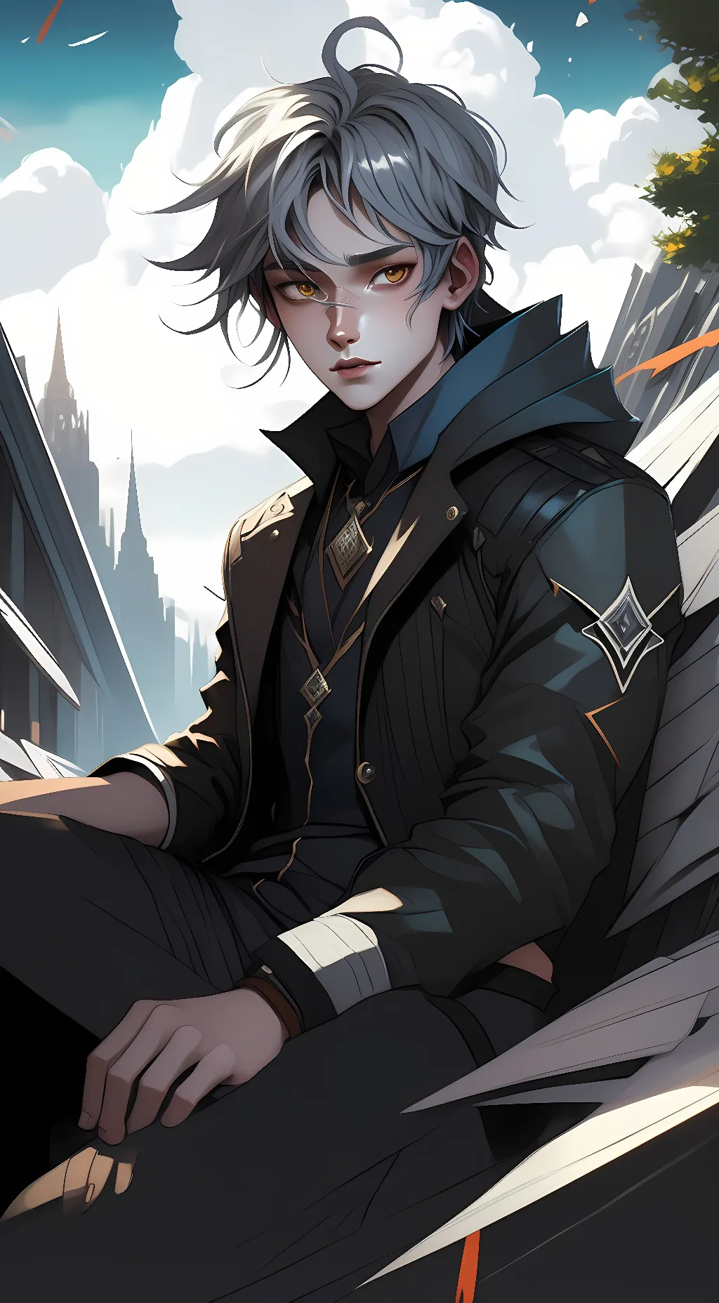 ai character: Lunar (sams) background